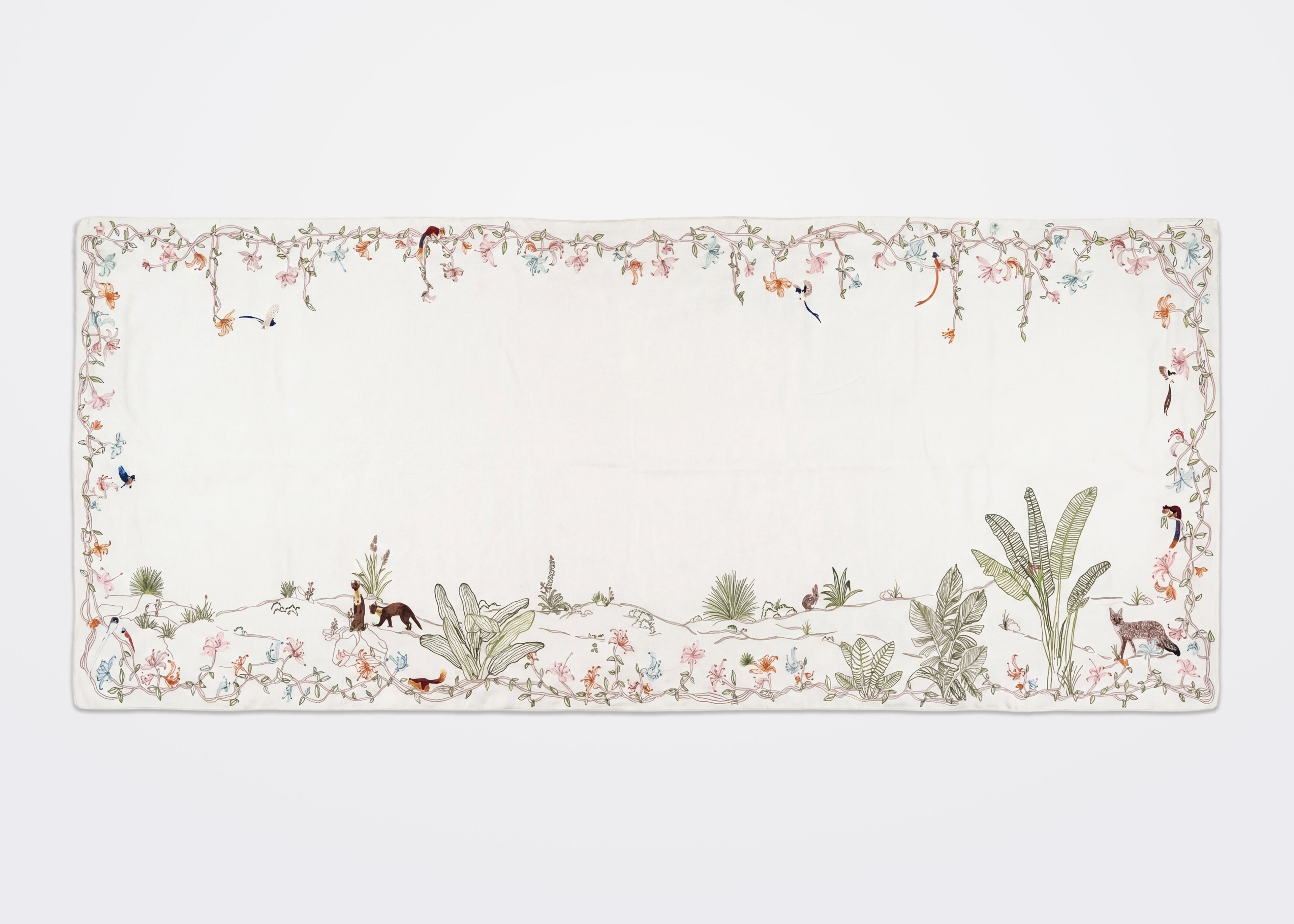 Floral Playground Silk Scarf