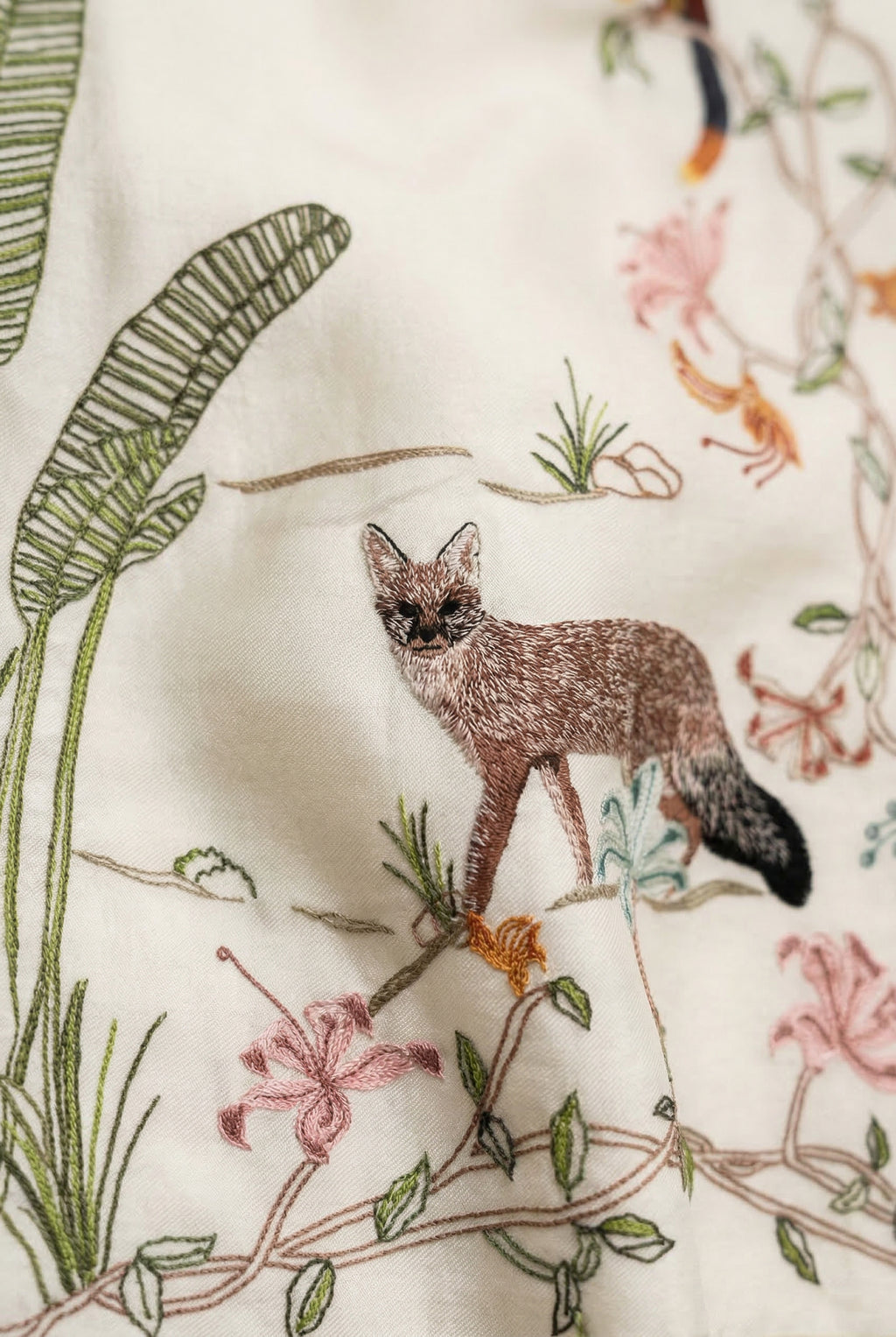 Floral Playground Silk Scarf