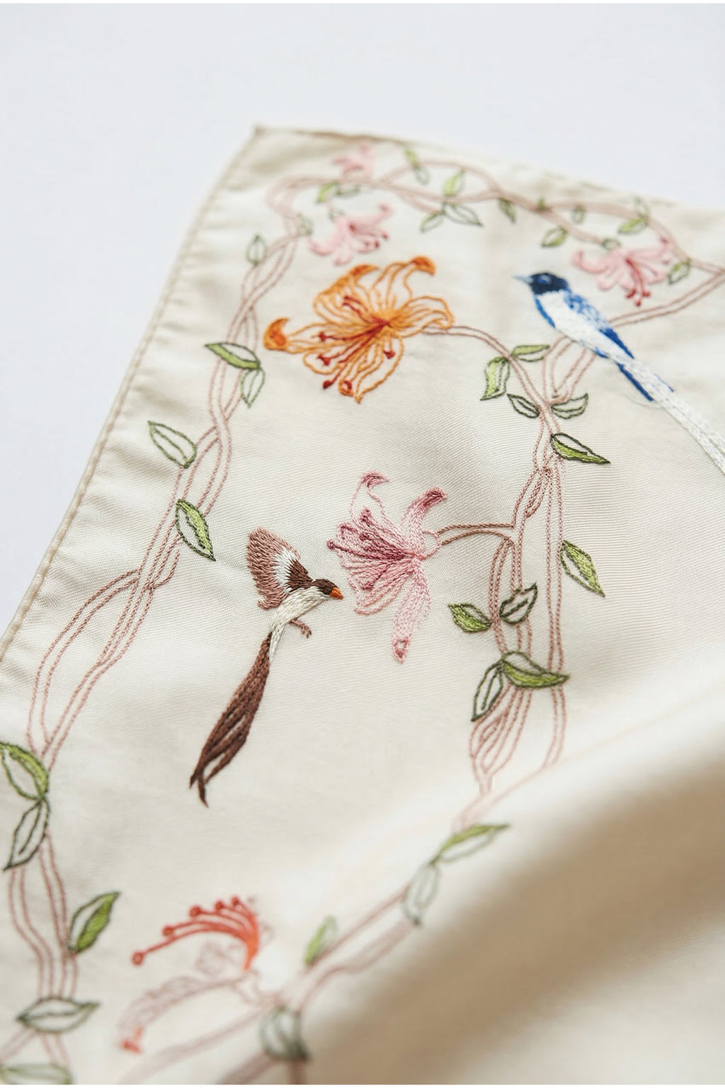 Floral Playground Silk Scarf