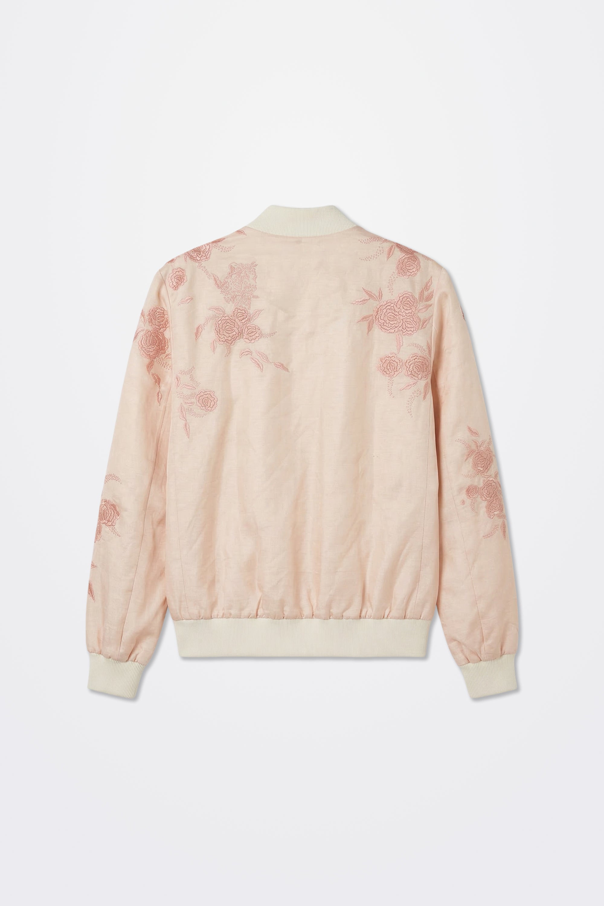 Peach Reverie Bomber Jacket
