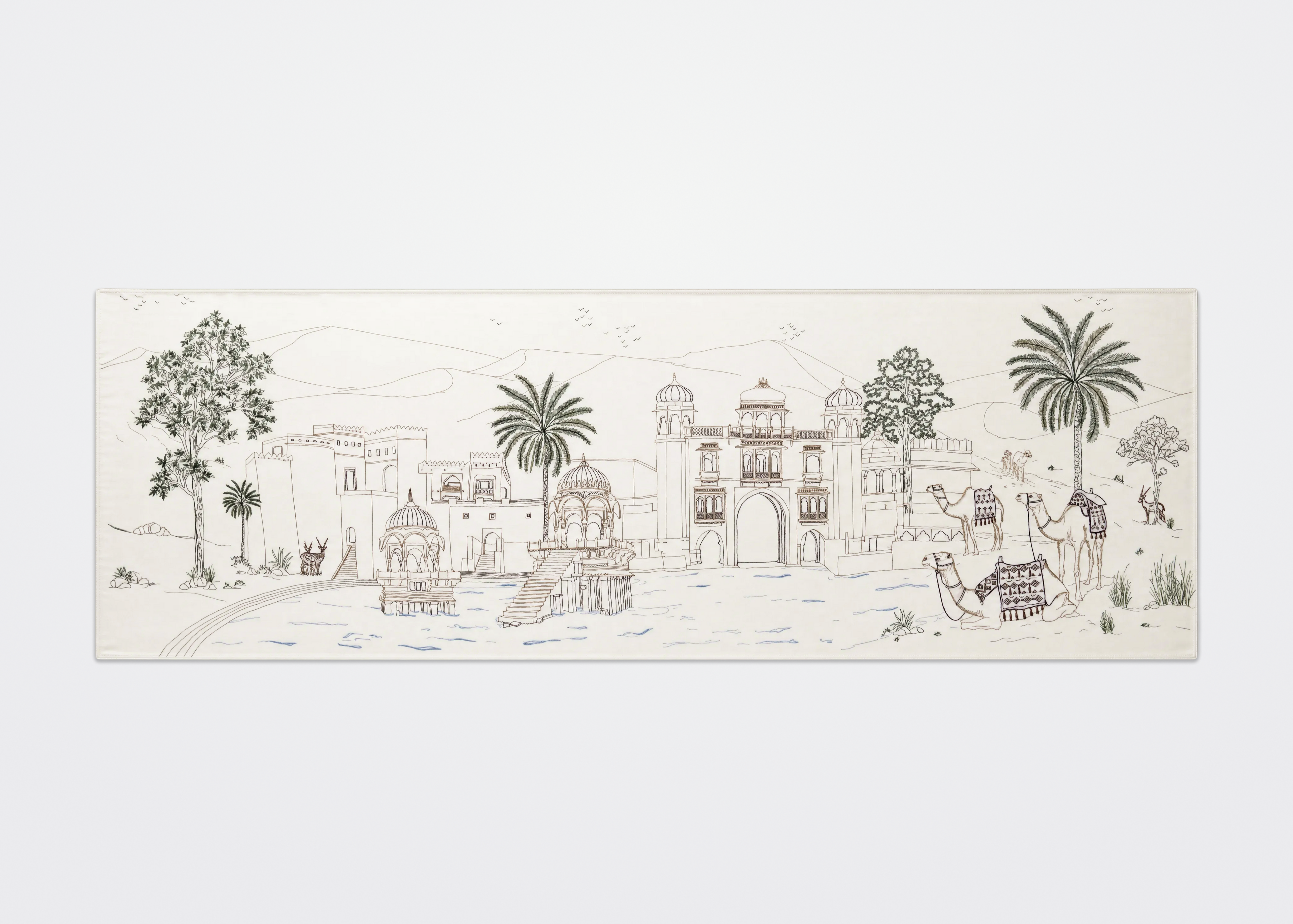 Mirage of Jaisalmer Silk Scarf