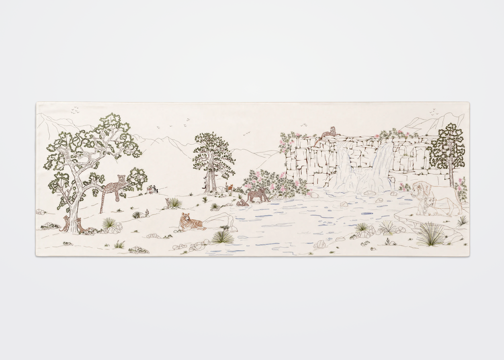 Kingdom of Cats Silk Scarf