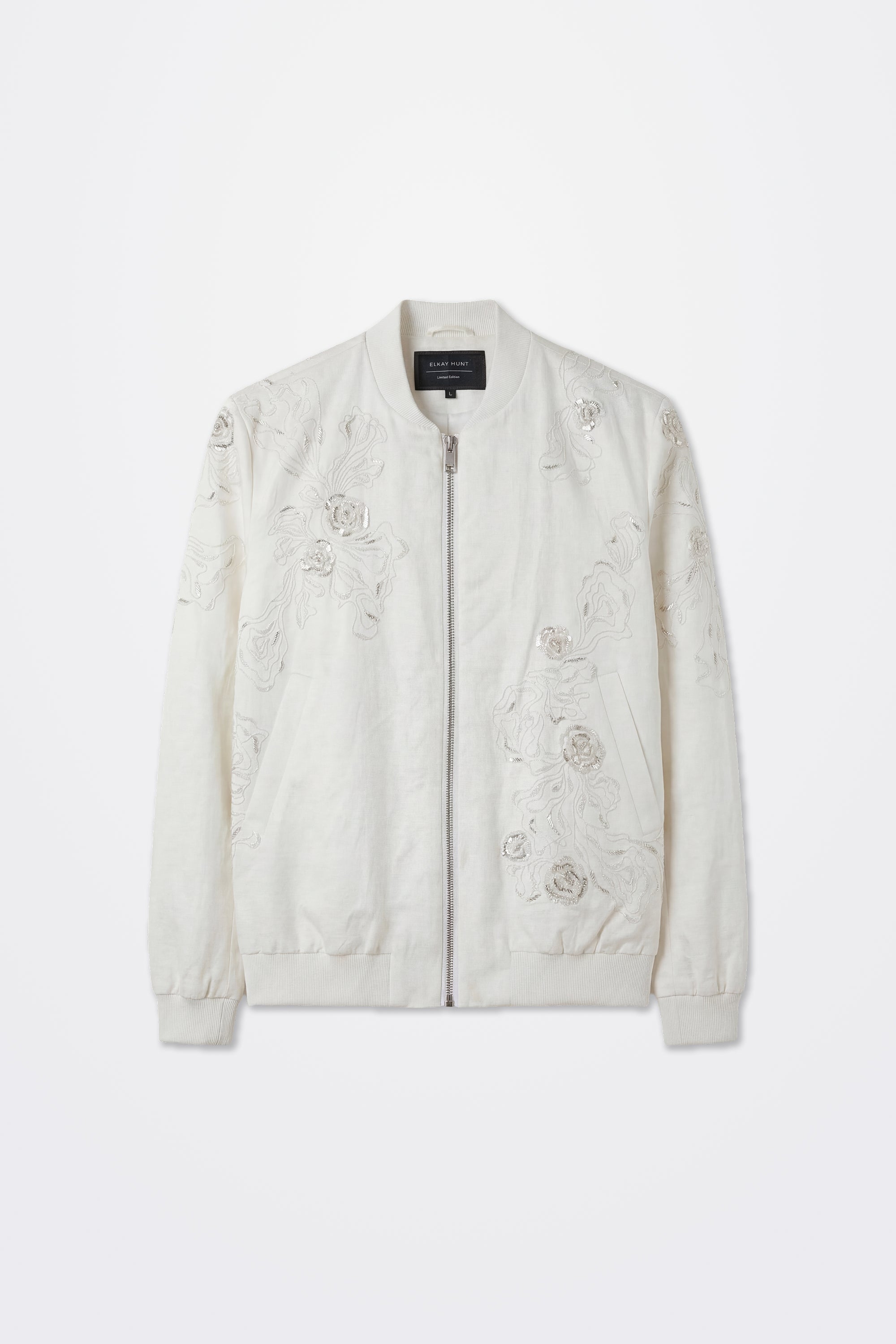 Ivory Reflections Bomber Jacket – Elkay Hunt