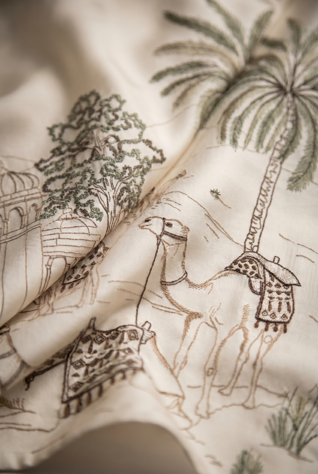 Mirage of Jaisalmer Silk Scarf
