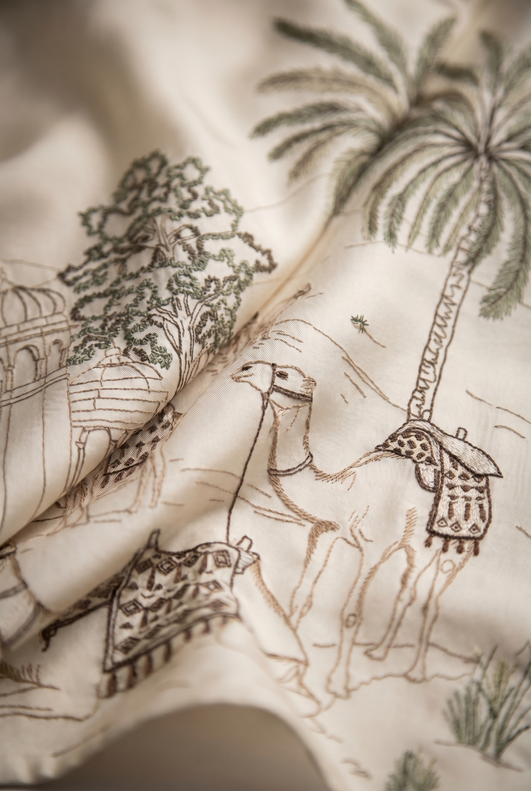 Mirage of Jaisalmer Silk Scarf